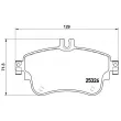 Jeu de 4 plaquettes de frein avant BREMBO P 50 094X - Visuel 2