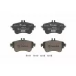 Jeu de 4 plaquettes de frein avant BREMBO P 50 094X - Visuel 1