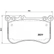 Jeu de 4 plaquettes de frein avant BREMBO P 50 097 - Visuel 2