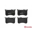 Jeu de 4 plaquettes de frein avant BREMBO P 50 097 - Visuel 1