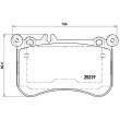 Jeu de 4 plaquettes de frein avant BREMBO P 50 098 - Visuel 2