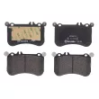 Jeu de 4 plaquettes de frein avant BREMBO P 50 098 - Visuel 1