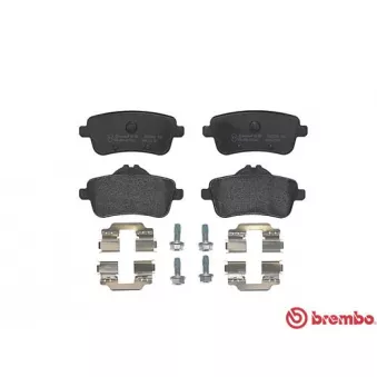 Jeu de 4 plaquettes de frein arrière BREMBO P 50 100