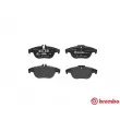 Jeu de 4 plaquettes de frein arrière BREMBO P 50 104 - Visuel 1
