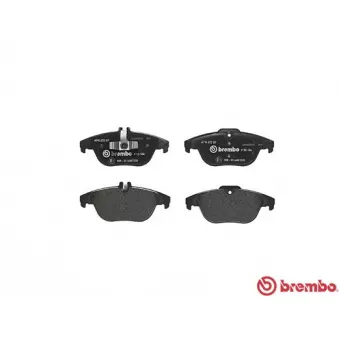 Jeu de 4 plaquettes de frein arrière BREMBO P 50 104