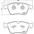 Jeu de 4 plaquettes de frein avant BREMBO P 50 105 - Visuel 2
