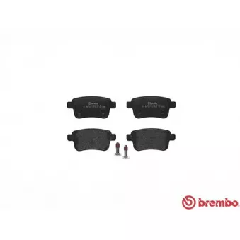 Jeu de 4 plaquettes de frein arrière BREMBO P 50 107