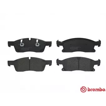 Jeu de 4 plaquettes de frein avant BREMBO P 50 108