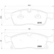 Jeu de 4 plaquettes de frein avant BREMBO P 50 109 - Visuel 2