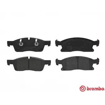 Jeu de 4 plaquettes de frein avant BREMBO P 50 109
