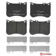 Jeu de 4 plaquettes de frein avant BREMBO P 50 114 - Visuel 1