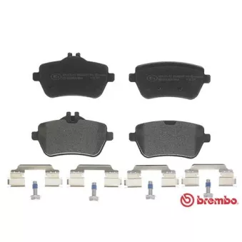Jeu de 4 plaquettes de frein arrière BREMBO P 50 117