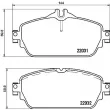 Jeu de 4 plaquettes de frein avant BREMBO P 50 118 - Visuel 2