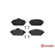 Jeu de 4 plaquettes de frein avant BREMBO P 50 118 - Visuel 1