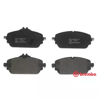 Jeu de 4 plaquettes de frein avant BREMBO P 50 119