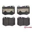 Jeu de 4 plaquettes de frein avant BREMBO P 50 120 - Visuel 1