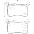 Jeu de 4 plaquettes de frein avant BREMBO P 50 121 - Visuel 2