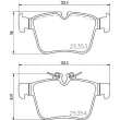 Jeu de 4 plaquettes de frein arrière BREMBO P 50 122 - Visuel 2