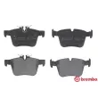 Jeu de 4 plaquettes de frein arrière BREMBO P 50 122 - Visuel 1