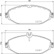 Jeu de 4 plaquettes de frein avant BREMBO P 50 124 - Visuel 2