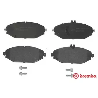 Jeu de 4 plaquettes de frein avant BREMBO P 50 124