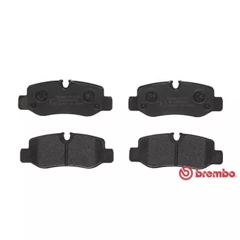Jeu de 4 plaquettes de frein arrière BREMBO P 50 126