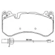 Jeu de 4 plaquettes de frein avant BREMBO P 50 127 - Visuel 2