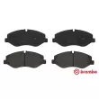 Jeu de 4 plaquettes de frein avant BREMBO P 50 129 - Visuel 1