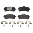 Jeu de 4 plaquettes de frein arrière BREMBO P 50 130 - Visuel 1