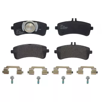 Jeu de 4 plaquettes de frein arrière BREMBO P 50 130
