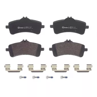 Jeu de 4 plaquettes de frein arrière BREMBO P 50 131