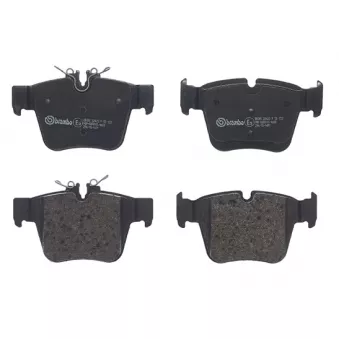 Jeu de 4 plaquettes de frein arrière BREMBO P 50 133