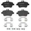 Jeu de 4 plaquettes de frein arrière BREMBO P 50 135 - Visuel 1