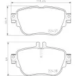 Jeu de 4 plaquettes de frein arrière BREMBO P 50 136 - Visuel 2