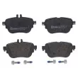 Jeu de 4 plaquettes de frein arrière BREMBO P 50 136 - Visuel 1