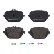 Jeu de 4 plaquettes de frein arrière BREMBO P 50 138 - Visuel 1