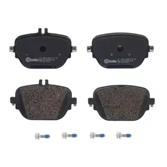 Jeu de 4 plaquettes de frein arrière BREMBO P 50 138