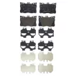 Jeu de 4 plaquettes de frein avant BREMBO P 50 139 - Visuel 1