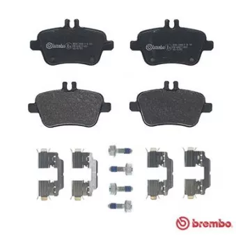 Jeu de 4 plaquettes de frein arrière BREMBO P 50 140