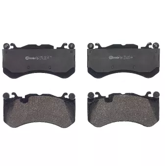 Jeu de 4 plaquettes de frein avant BREMBO