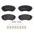 Jeu de 4 plaquettes de frein avant BREMBO P 50 144 - Visuel 1
