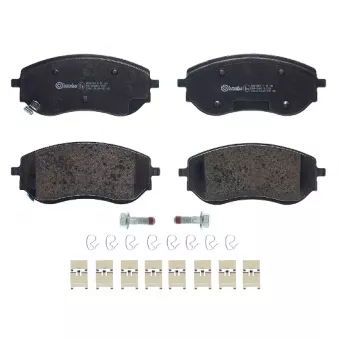Jeu de 4 plaquettes de frein avant BREMBO P 50 144