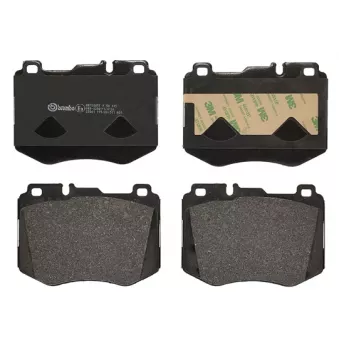Jeu de 4 plaquettes de frein avant BREMBO P 50 145