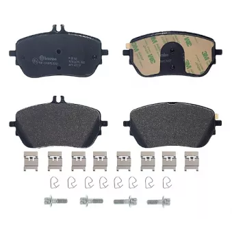 Jeu de 4 plaquettes de frein avant BREMBO P 50 146