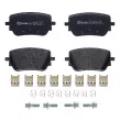 Jeu de 4 plaquettes de frein arrière BREMBO P 50 148 - Visuel 1