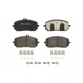 Jeu de 4 plaquettes de frein avant BREMBO P 50 152