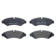 Jeu de 4 plaquettes de frein arrière BREMBO P 50 155 - Visuel 1
