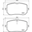 Jeu de 4 plaquettes de frein avant BREMBO P 50 157 - Visuel 2
