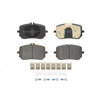 Jeu de 4 plaquettes de frein avant BREMBO P 50 157