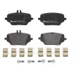 Jeu de 4 plaquettes de frein arrière BREMBO P 50 162 - Visuel 1